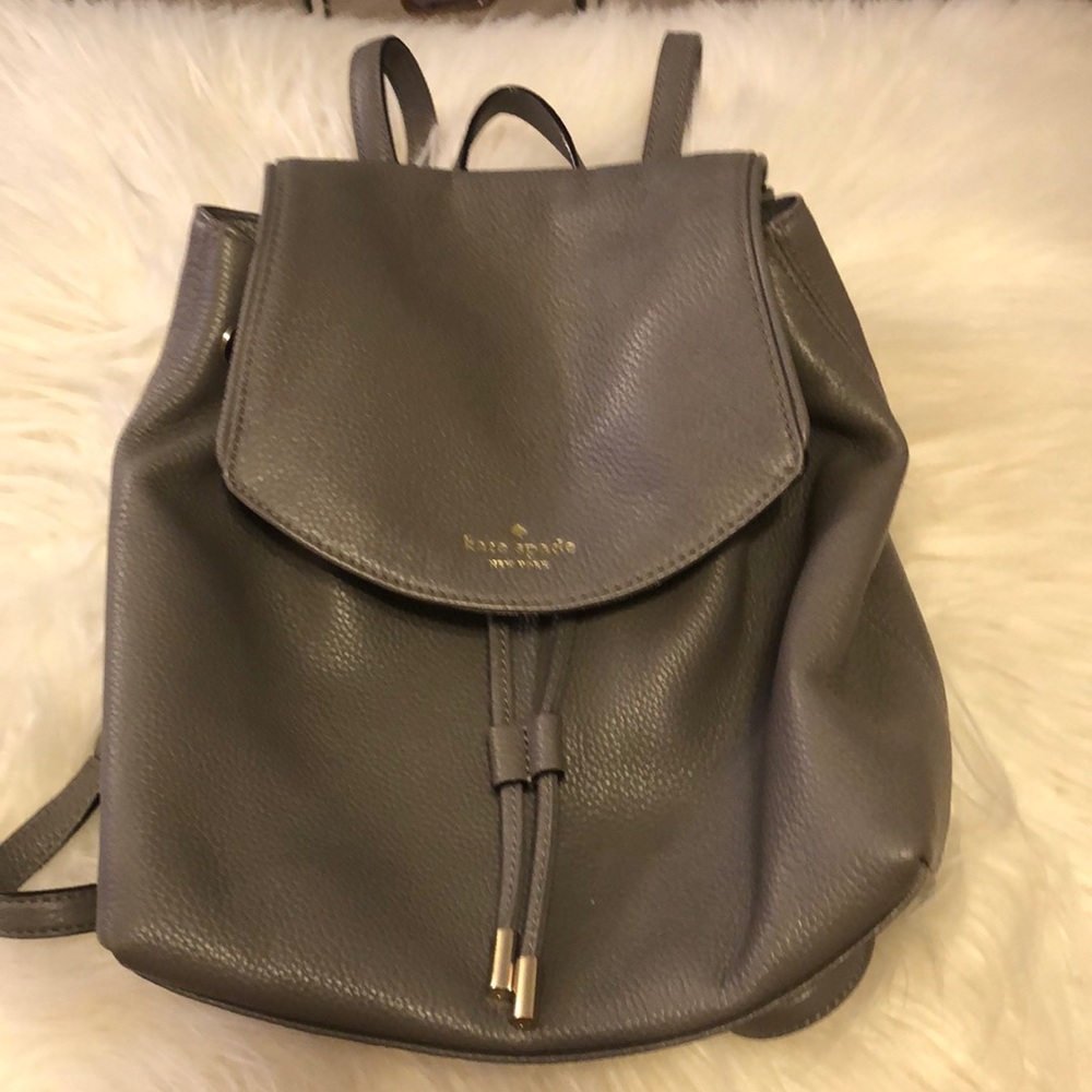 Kate Spade Gray Backpack